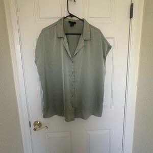 RACHEL zoe  Sage Green Blouse